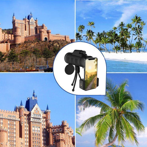 Image of 40X Zoom Tiktok video maker lens for Smartphone with Tripod