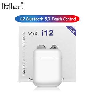 i12 TWS Wireless Touch Control Bluetooth 5.0 Earphone