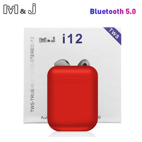 Image of i12 TWS Wireless Touch Control Bluetooth 5.0 Earphone