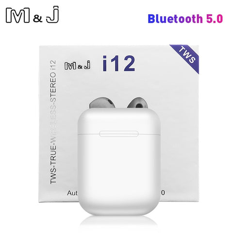 Image of i12 TWS Wireless Touch Control Bluetooth 5.0 Earphone