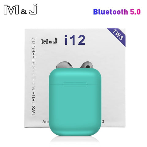 Image of i12 TWS Wireless Touch Control Bluetooth 5.0 Earphone