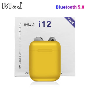 i12 TWS Wireless Touch Control Bluetooth 5.0 Earphone