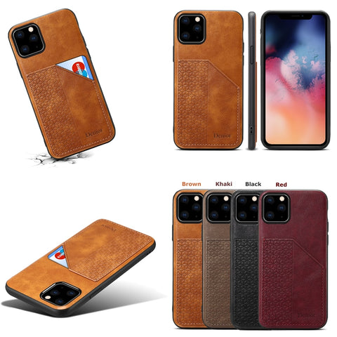 Image of Leather Card Holder Case for iPhone 11 Pro Max