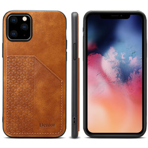 Leather Card Holder Case for iPhone 11 Pro Max