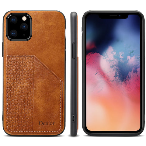 Image of Leather Card Holder Case for iPhone 11 Pro Max