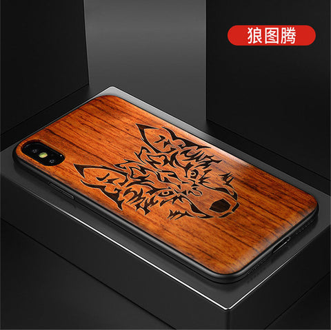 Image of 2019 New For iPhone 11 Case Slim Wood Back Cover TPU Bumper Case For iPhone 11 Pro iPhone 11 Pro Max Phone Cases