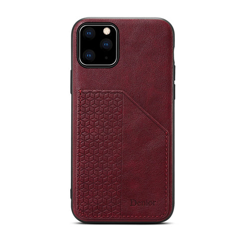 Image of Leather Card Holder Case for iPhone 11 Pro Max