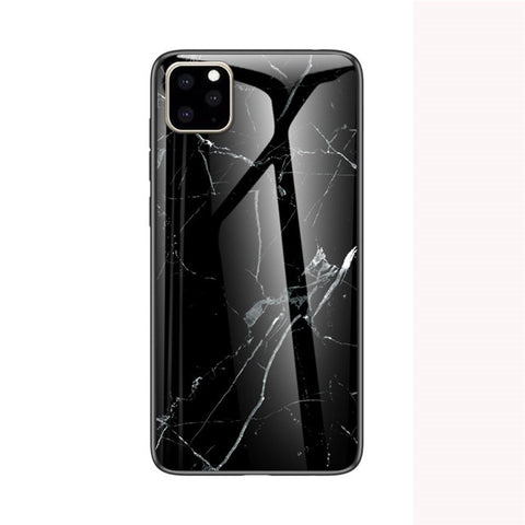 Image of Marble Tempered Glass Case For iPhone 11 Pro Max 11 XS Max XR X 8 7 6S