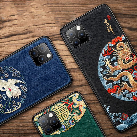 Image of Leather Phone Cover For iPhone 11 iPhone 11 Pro Max iPhone XR X Xs Max Case