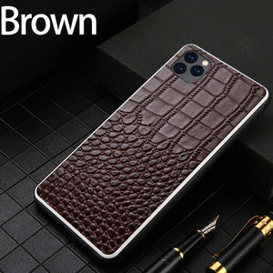 Genuine Leather case for IPhone 6 6S 7 plus 8 plus 11 / 11 Pro Max X XR XS XS max