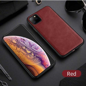 Case X-Level Leather Soft Silicone Edge Cover For iPhone 11 6.1 / 11 Pro 5.8 / iPhone 11 Pro Max