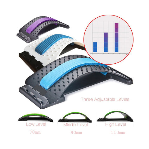 Image of Back Massager Stretcher Fitness Relaxation