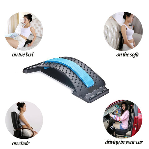 Image of Back Massager Stretcher Fitness Relaxation