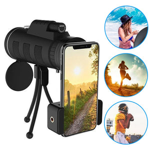 40X Zoom Tiktok video maker lens for Smartphone with Tripod