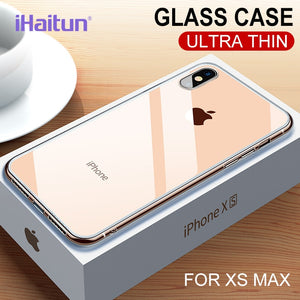 Ultra Thin Transparent Luxury Glass Case