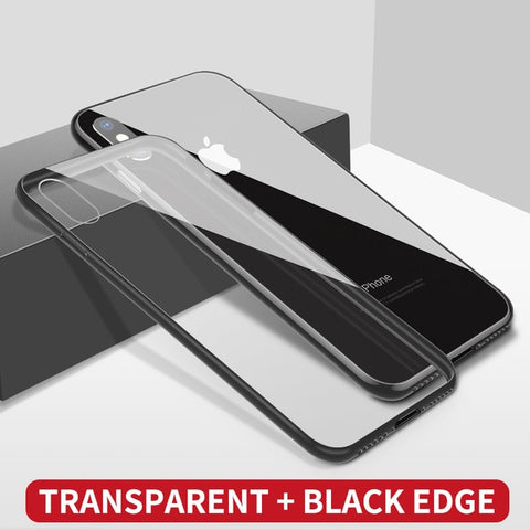 Image of Ultra Thin Transparent Luxury Glass Case